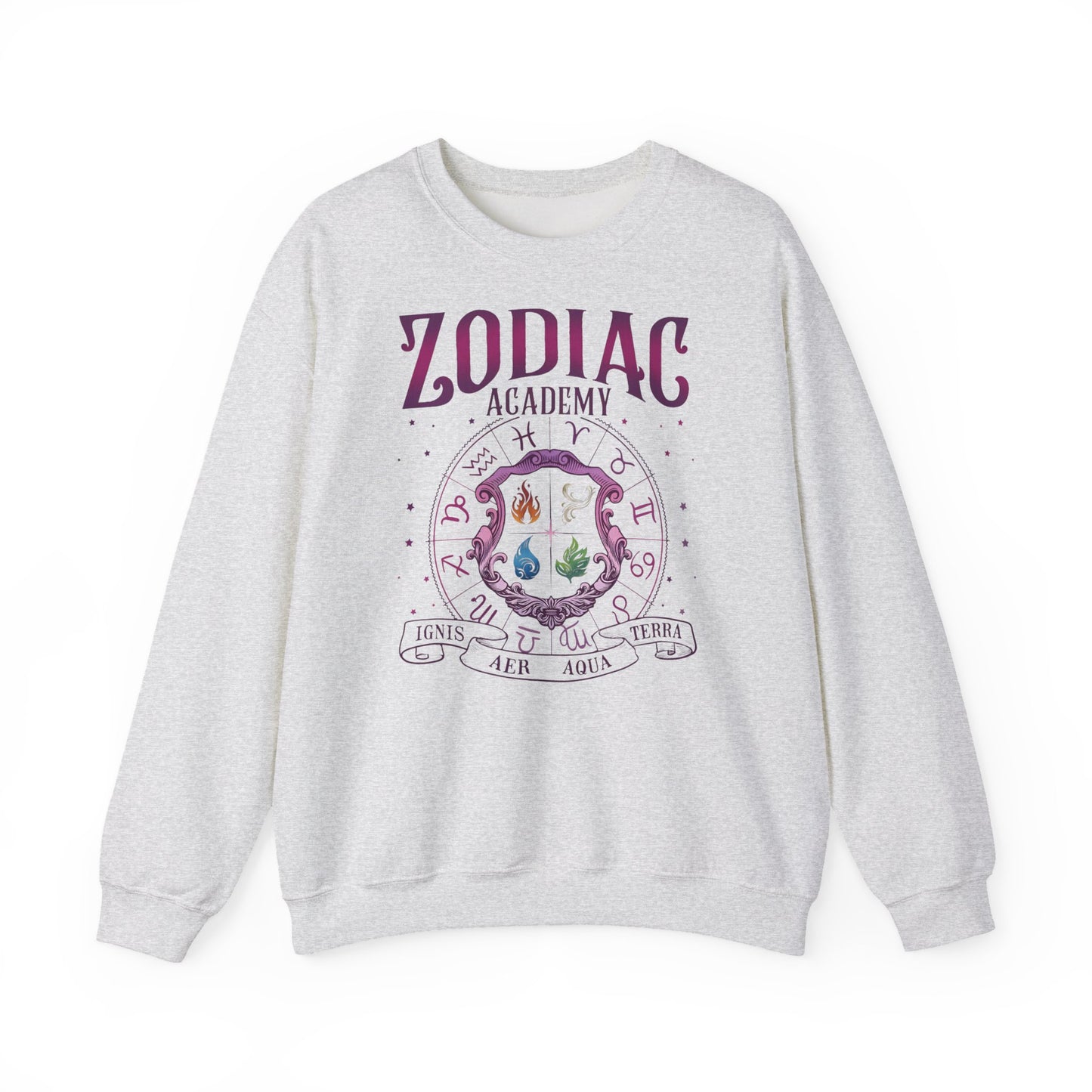 Zodiac Academy Elements Sweatshirt | Fantasy Book Lover Crewneck | Romantasy Reader Gift | Zodiac Academy Inspired Cozy Pullover | Booktok Sweatshirt