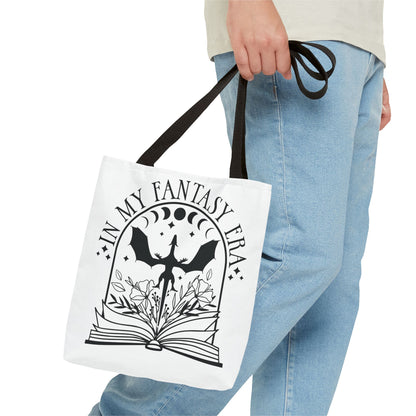 In My Fantasy Era Tote Bag | Dragon Book Lover Bag