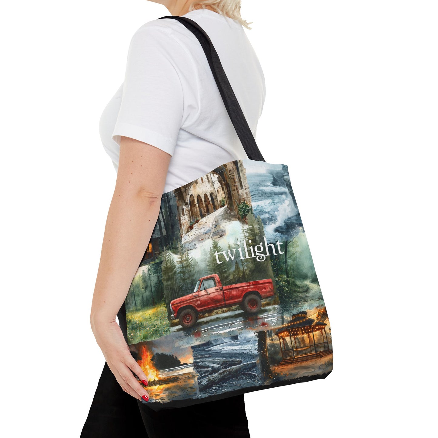 Twilight Inspired Tote Bag | Bellas Truck & Forks Forest Scene
