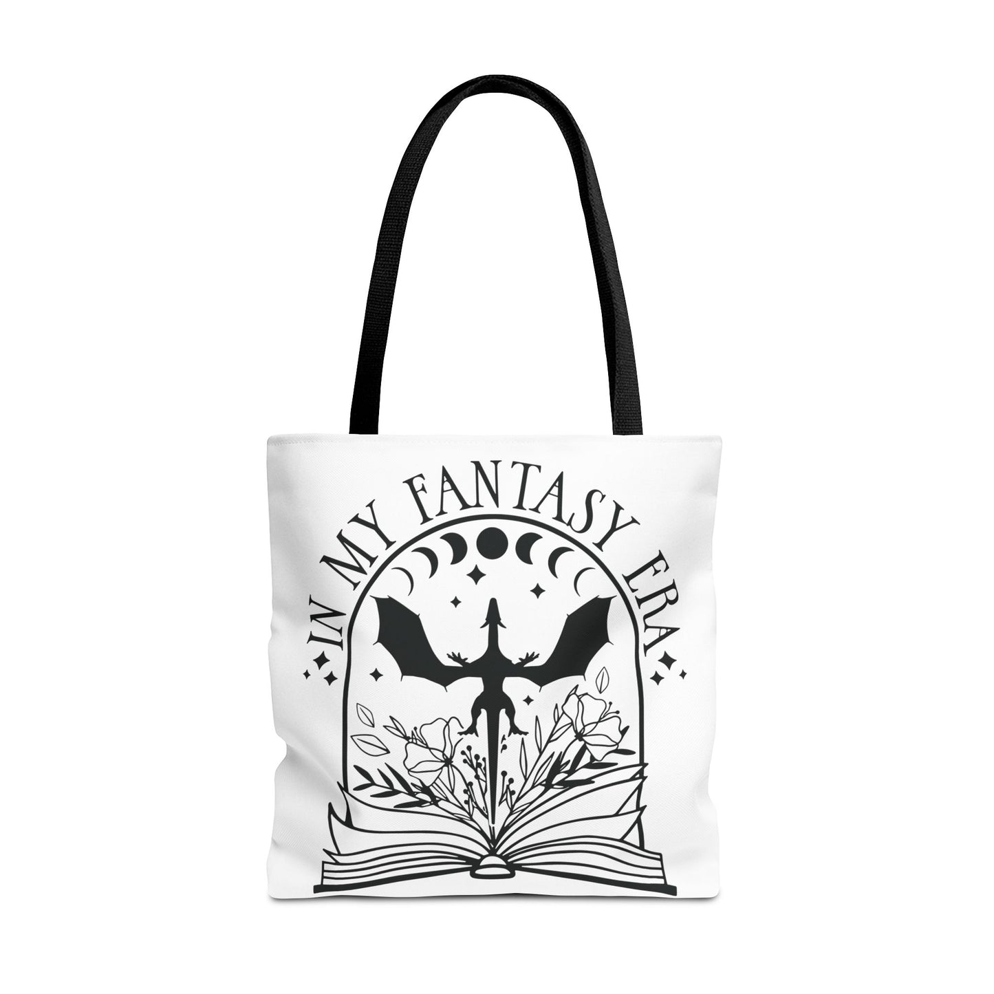 In My Fantasy Era Tote Bag | Dragon Book Lover Bag