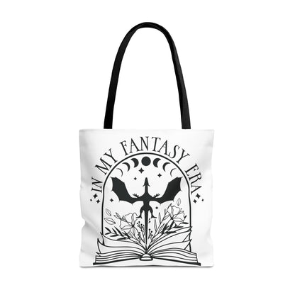 In My Fantasy Era Tote Bag | Dragon Book Lover Bag