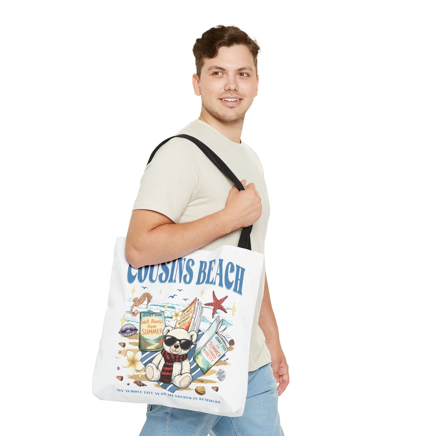 Cousins Beach Tote Bag | The Summer I Turned Pretty | Junior Mint Bear