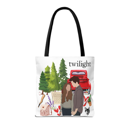 Twilight Inspired Tote Bag | Bookish Linen Bag | Forest Romance Aesthetic