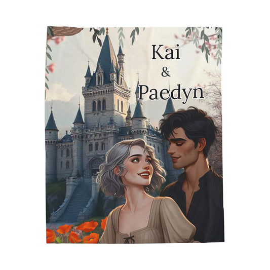 Powerless-Inspired Kai & Paedyn Fairytale Castle Blanket