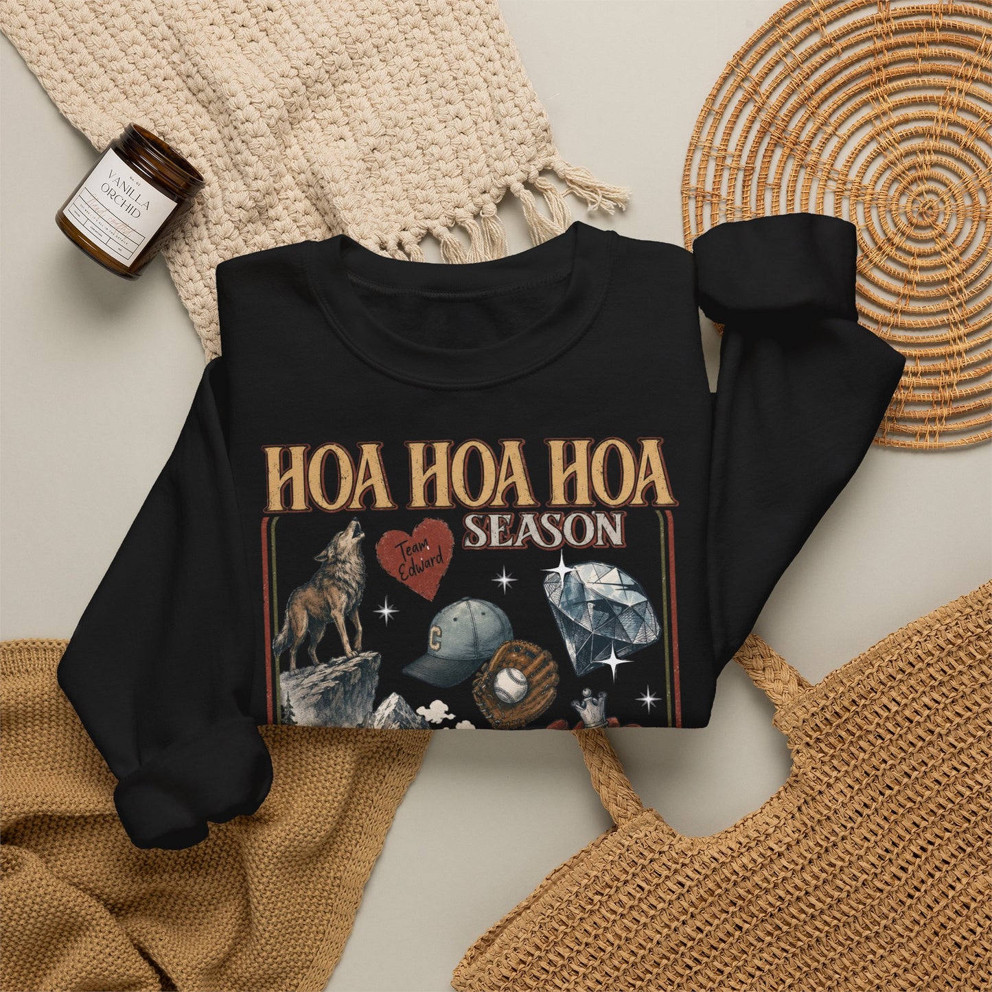 HOA HOA HOA Season Sweatshirt | Twilight Inspired Crewneck | Team Edward Inspired Book Lover Sweatshirt | Cozy Fall Reader Gift