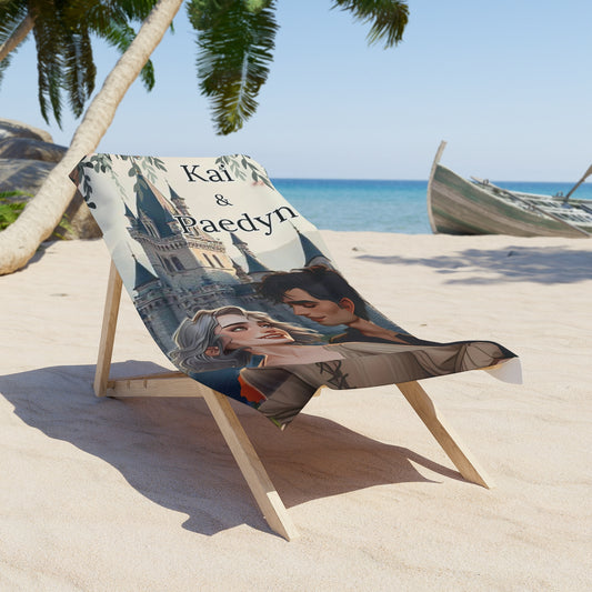 Powerless Inspired Kai & Paedyn Beach Towel | Romantic Fantasy Couple Towel