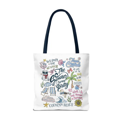 The Summer I Turned Pretty | Cousins Beach Tote Bag | Team Conrad & Jeremiah Bookish Bag