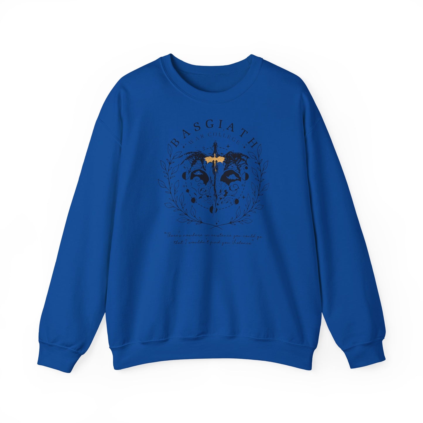Basgiath War College Sweatshirt | Fourth Wing Inspired Crewneck | Dragon Rider Fantasy Sweatshirt | Romantasy Book Lover Gift | Violet Sorrengail Fan