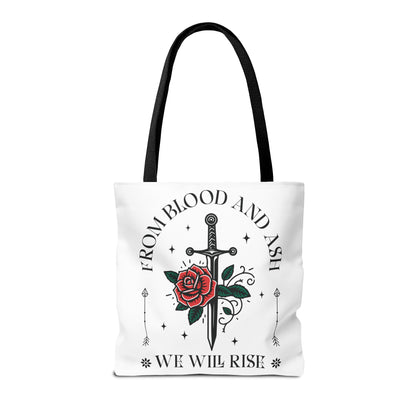 From Blood and Ash Tote Bag | We Will Rise Fantasy Bookish Bag