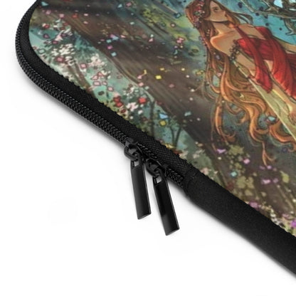 Lightlark Fantasy Laptop Sleeve | Isla & Grim | Enchanted Forest and Castle Design