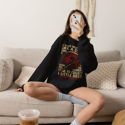 Red Rising "If Your Heart Beats Like a Drum" Sweatshirt | Reaper Quote Crewneck | Sci-Fi Fantasy Book Lover Gift | Howler Inspired Pullover