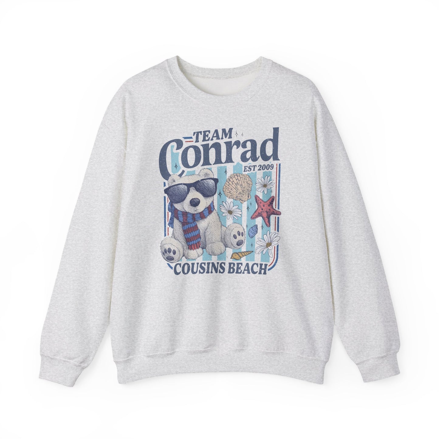 Team Conrad Sweatshirt | Cousins Beach Retro Sweatshirt | Summer I Turned Pretty Inspired Crewneck | Beach Romance Bookish Gift