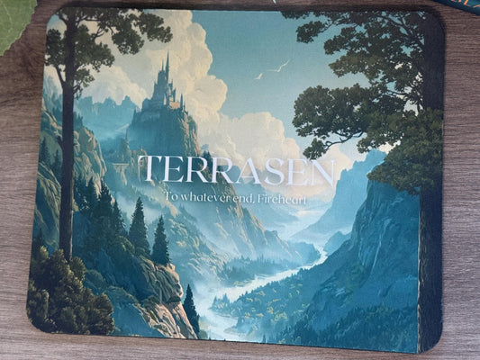 Terrasen Castle Mouse Pad | Throne of Glass Inspired Desk Accessory | Bookish Gift for Readers