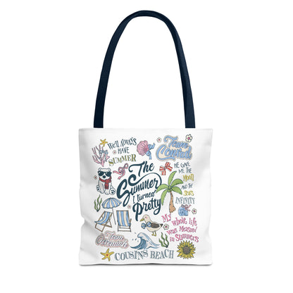 The Summer I Turned Pretty | Cousins Beach Tote Bag | Team Conrad & Jeremiah Bookish Bag