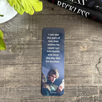 Powerless Inspired Bookmark Set | Lauren Roberts Bookish Gifts | Character Art + Quotes | Paedyn & Kitt | Enemies to Lovers