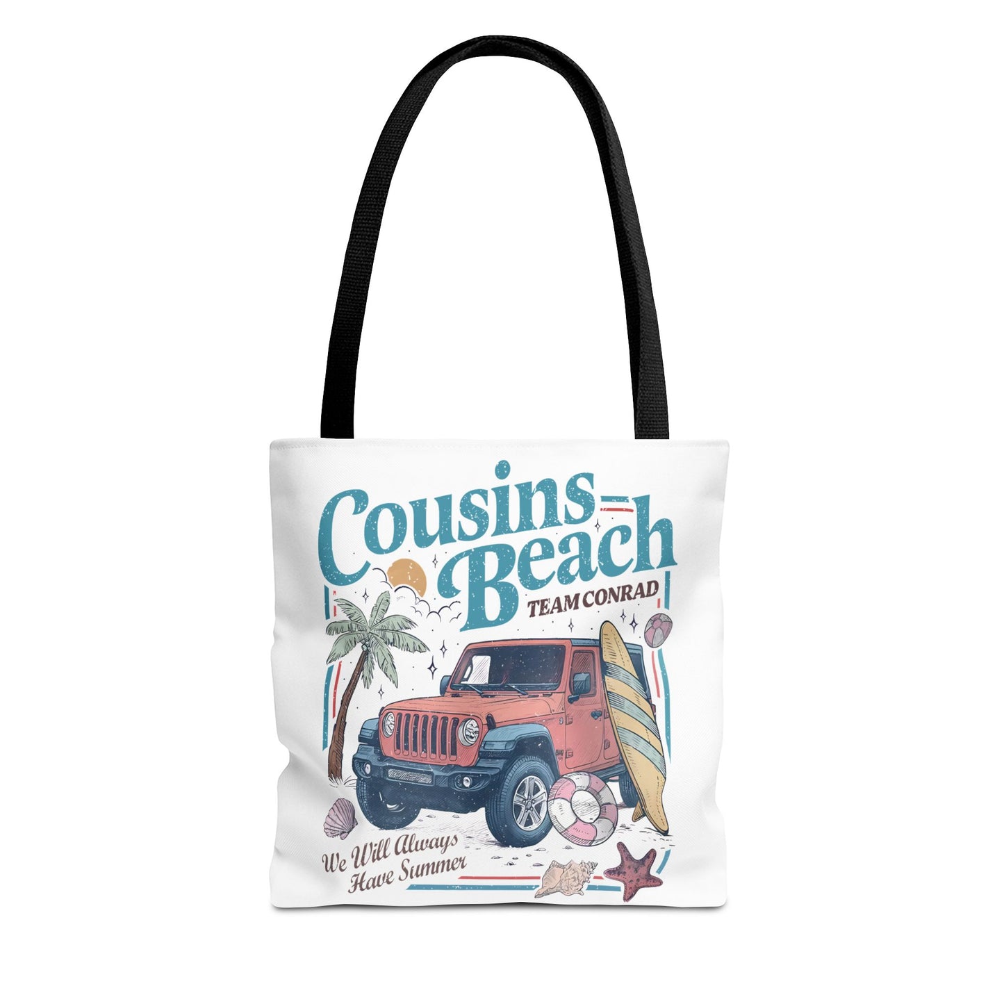Summer I Turned Pretty | Cousins Beach | Team Conrad Tote Bag | Summer Bookish Tote