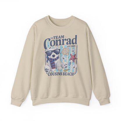 Team Conrad Sweatshirt | Cousins Beach Retro Sweatshirt | Summer I Turned Pretty Inspired Crewneck | Beach Romance Bookish Gift