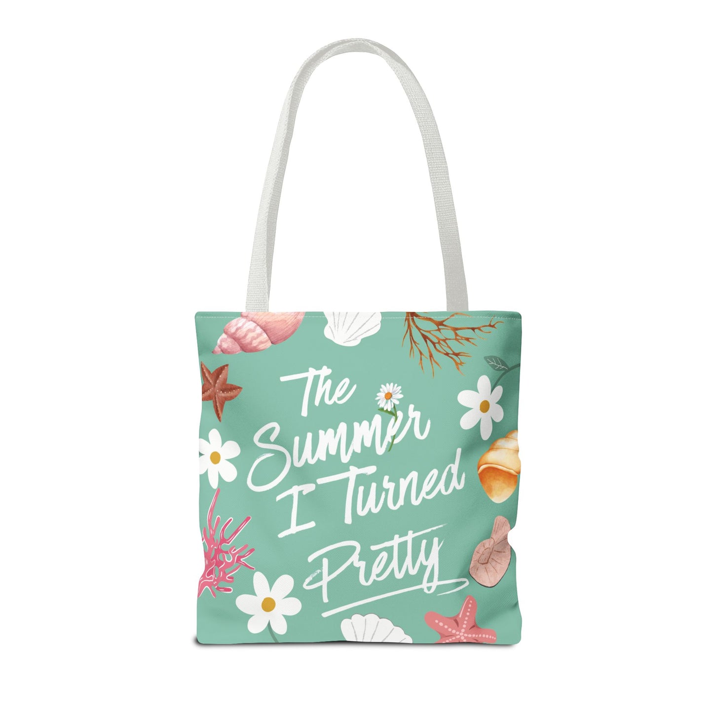 The Summer I Turned Pretty Tote Bag | SITP Tote Bag | Bookish Beach Bag | Cute Daisy & Seashell Tote | Book Lover Gift
