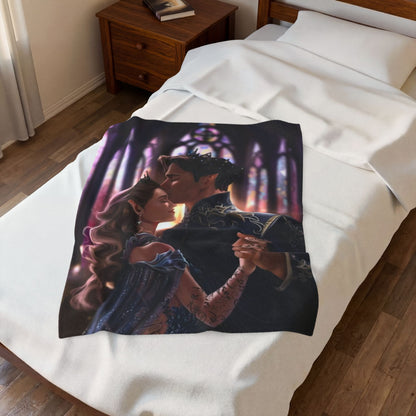 Rhysand & Feyre Starfall Dance Blanket | ACOTAR Inspired Romantic Fae Throw