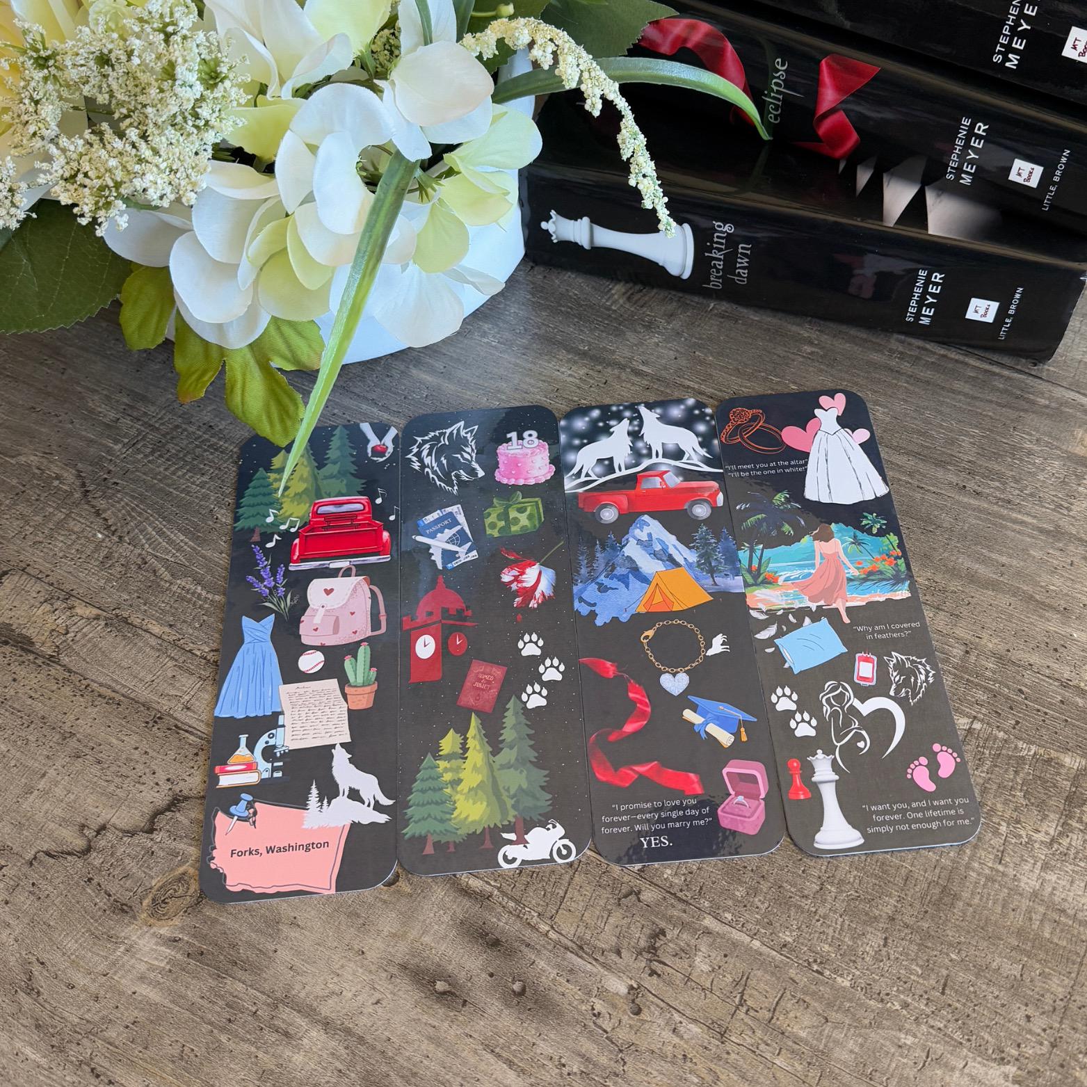 Twilight Themed Bookmarks