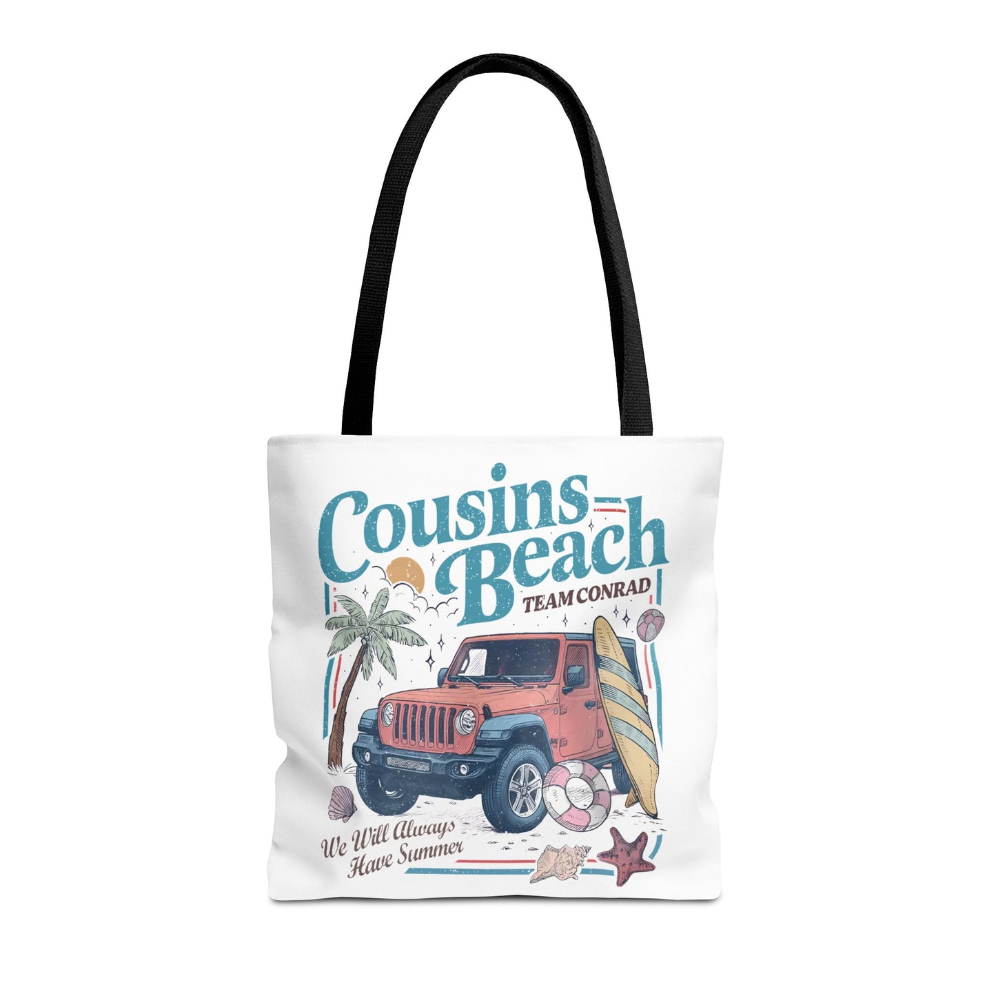 Summer I Turned Pretty | Cousins Beach | Team Conrad Tote Bag | Summer Bookish Tote