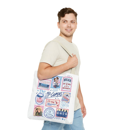 Off Campus Inspired Tote Bag | Hockey Romance Book Lover Tote | Briar U Fan Gift | College Romance Reader Bag | Bookish Market Tote