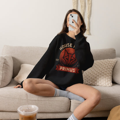 House Mars Primus Sweatshirt | Red Rising Inspired Crewneck | Howler Fan Gift | Sci-Fi Book Lover Sweatshirt | Mars Society Pullover