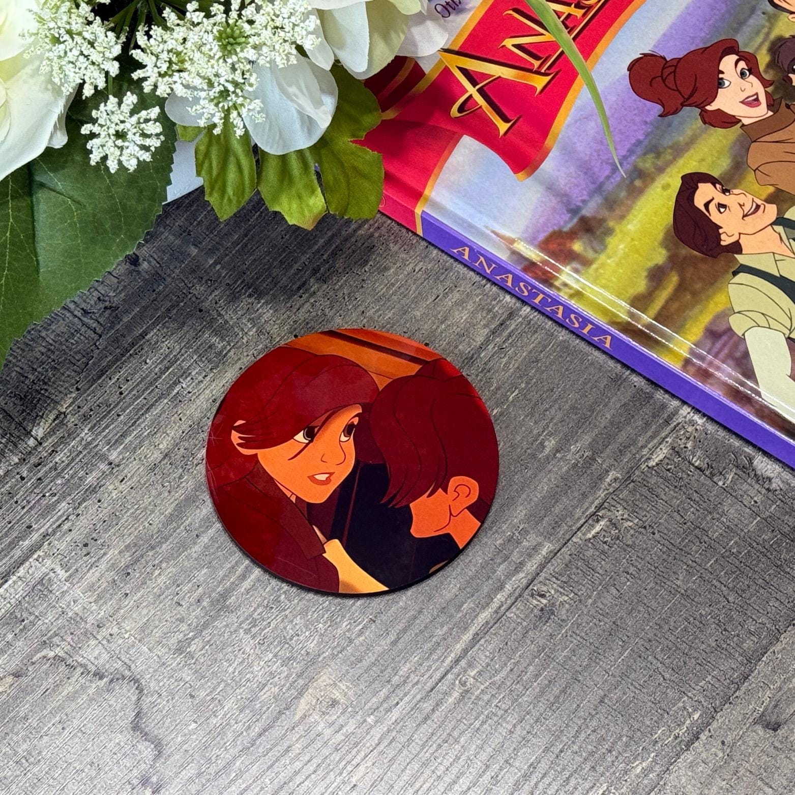 Anastasia Coaster Set | Heartfelt Animated Romance Fan Art Gift