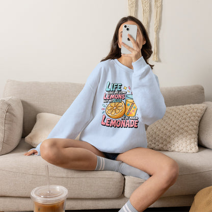 Life Gave Me Lemons But My Jesus He Be Makin' Lemonade Sweatshirt | Christian Sweatshirt | Forrest Frank Inspired Crewneck | Faith Graphic Pullover | Cute Christian Gift