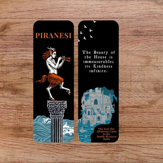 Piranesi Bookmark Set – Mythical Satyr & House of Infinite Kindness Design