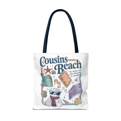 The Summer I Turned Pretty Cousins Beach Tote Bag | Junior Mint Teddy Bear | Bookish Summer Romance Tote