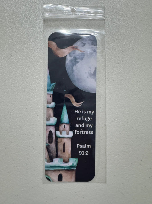 Faith Bookmark | He is My Refuge | Psalm 91:2