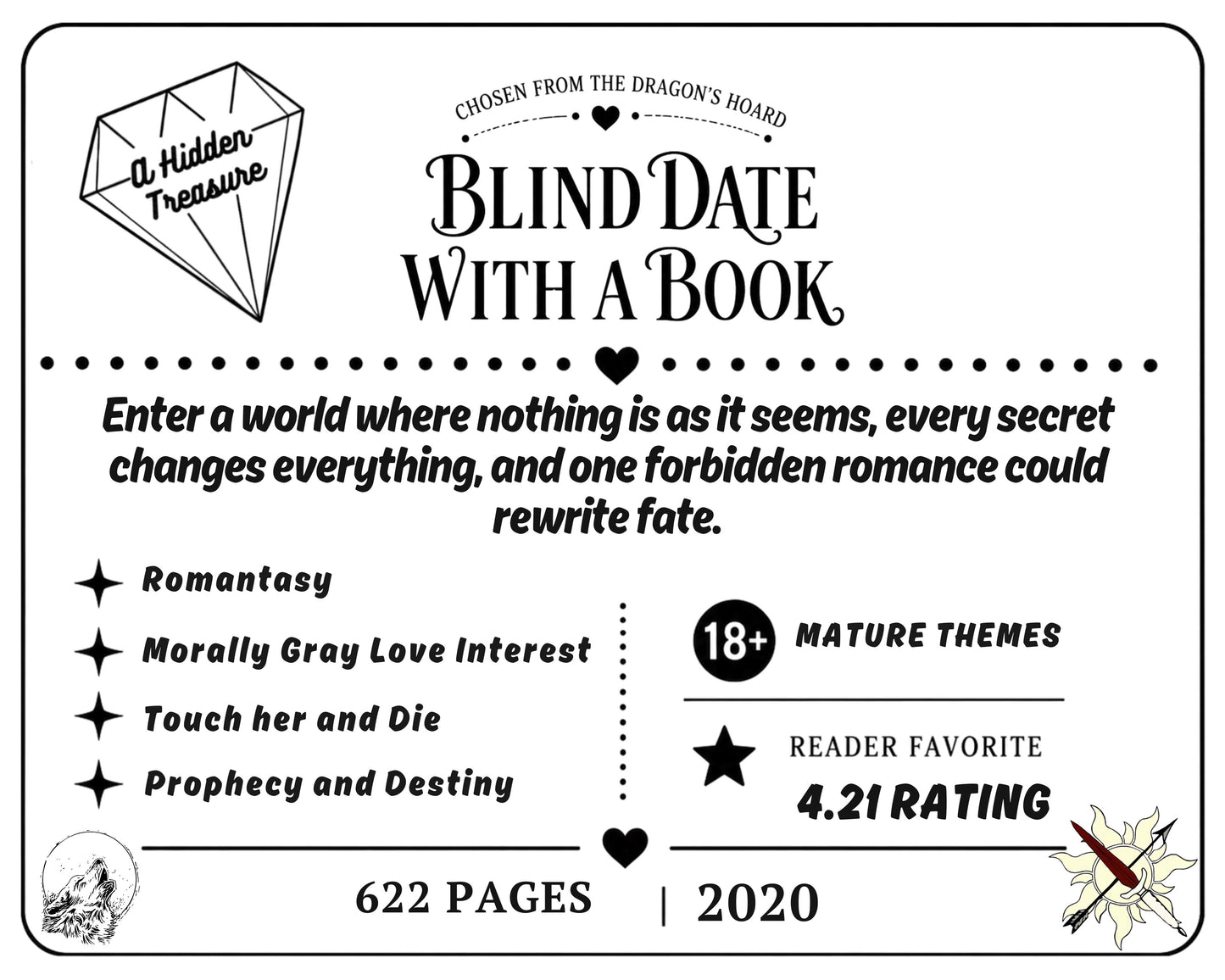 Blind Date With a Book | Surprise Wrapped Book Gift Set with Scrunchie, Stickers & More - Multiple Options to Choose from!