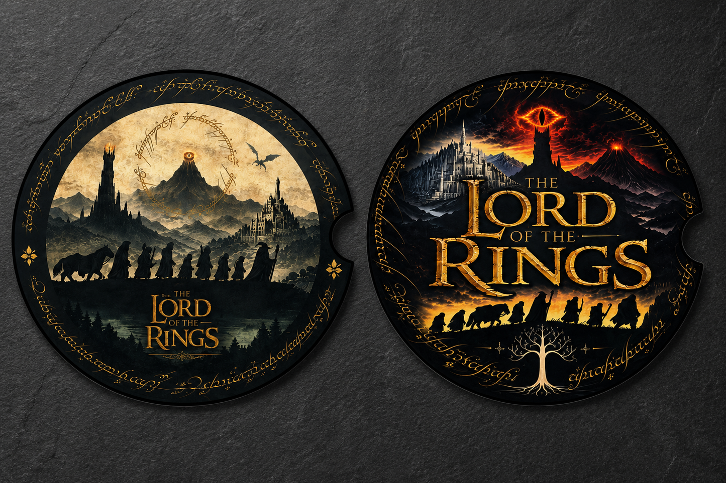 Lord of the Rings Car Coaster Set