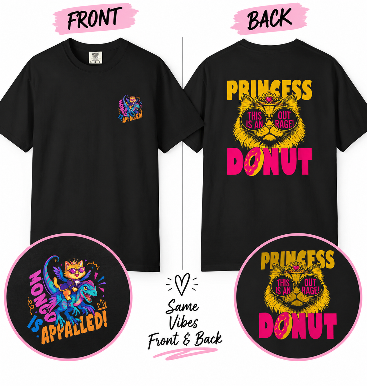 Princess Donut This Is an Outrage Tee, Dungeon Crawler Carl, view 6