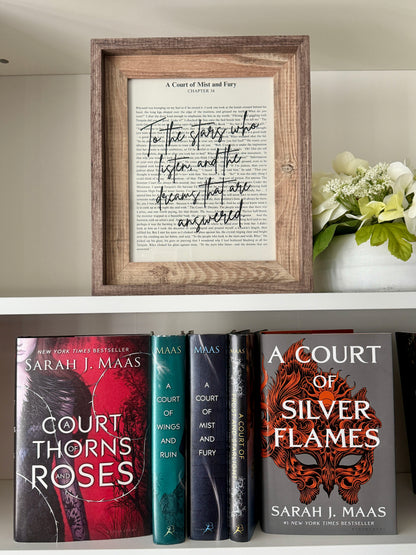 Bookish Frame | ACOTAR | To The Stars