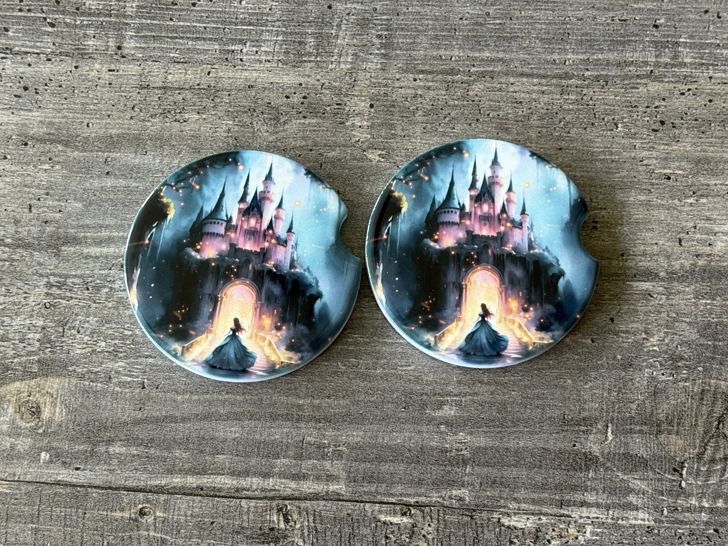 Fantasy Car Coasters | Dark Rose Castle