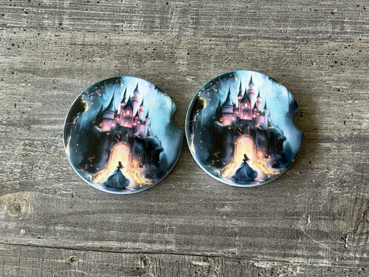 Fantasy Car Coasters | Dark Rose Castle