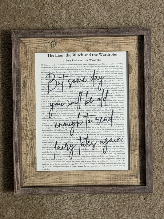 Bookish Frame | The Lion, the Witch and the Wardrobe