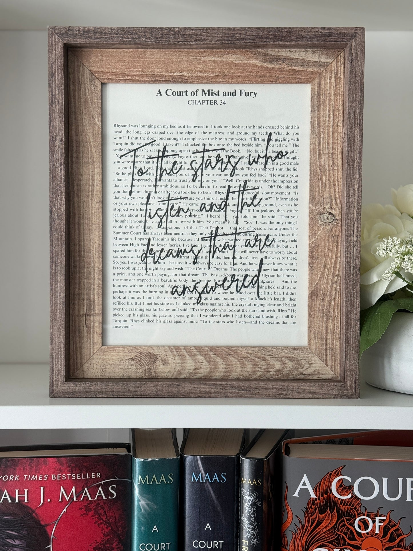 Bookish Frame | ACOTAR | To The Stars