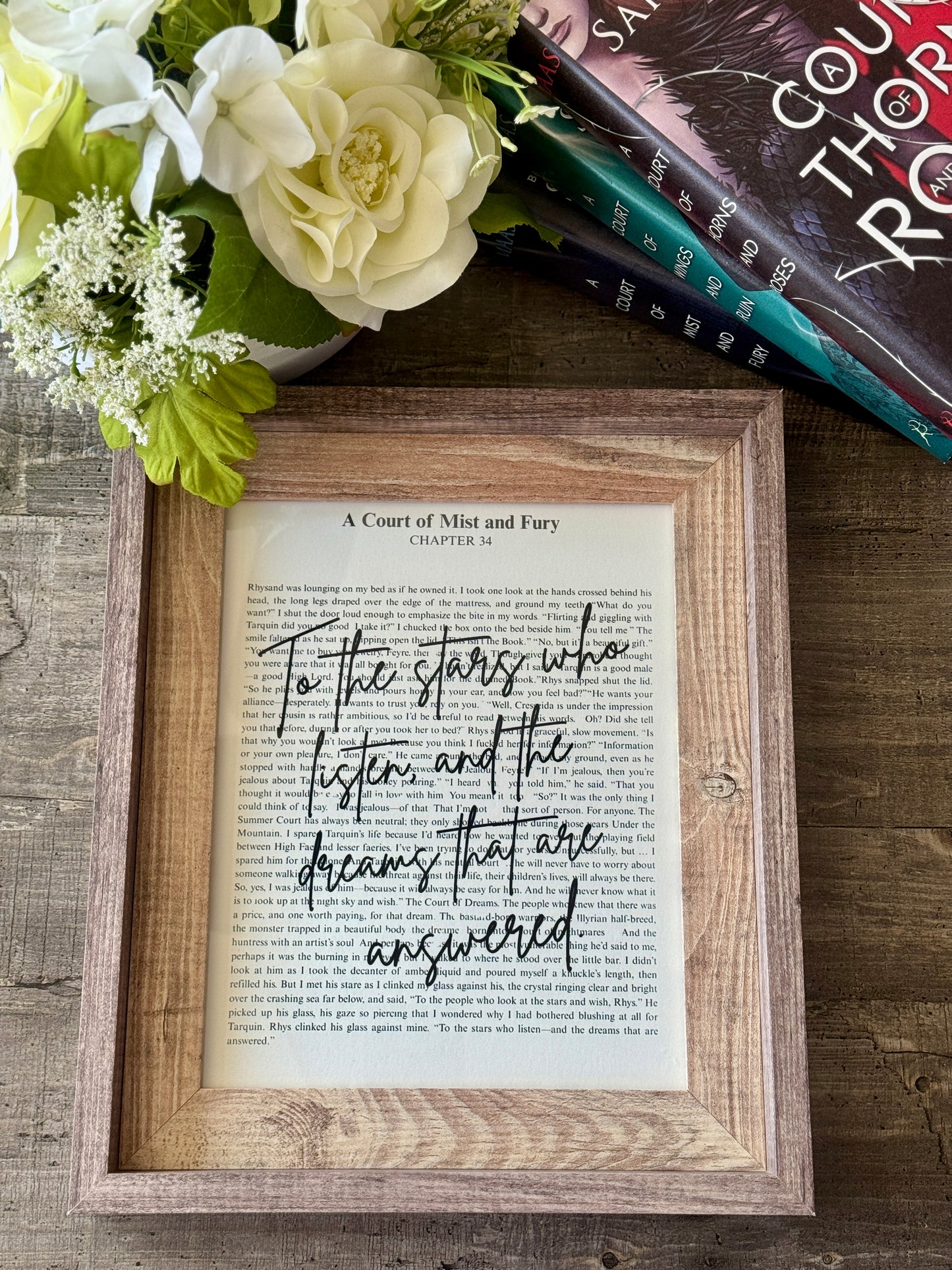Bookish Frame | ACOTAR | To The Stars