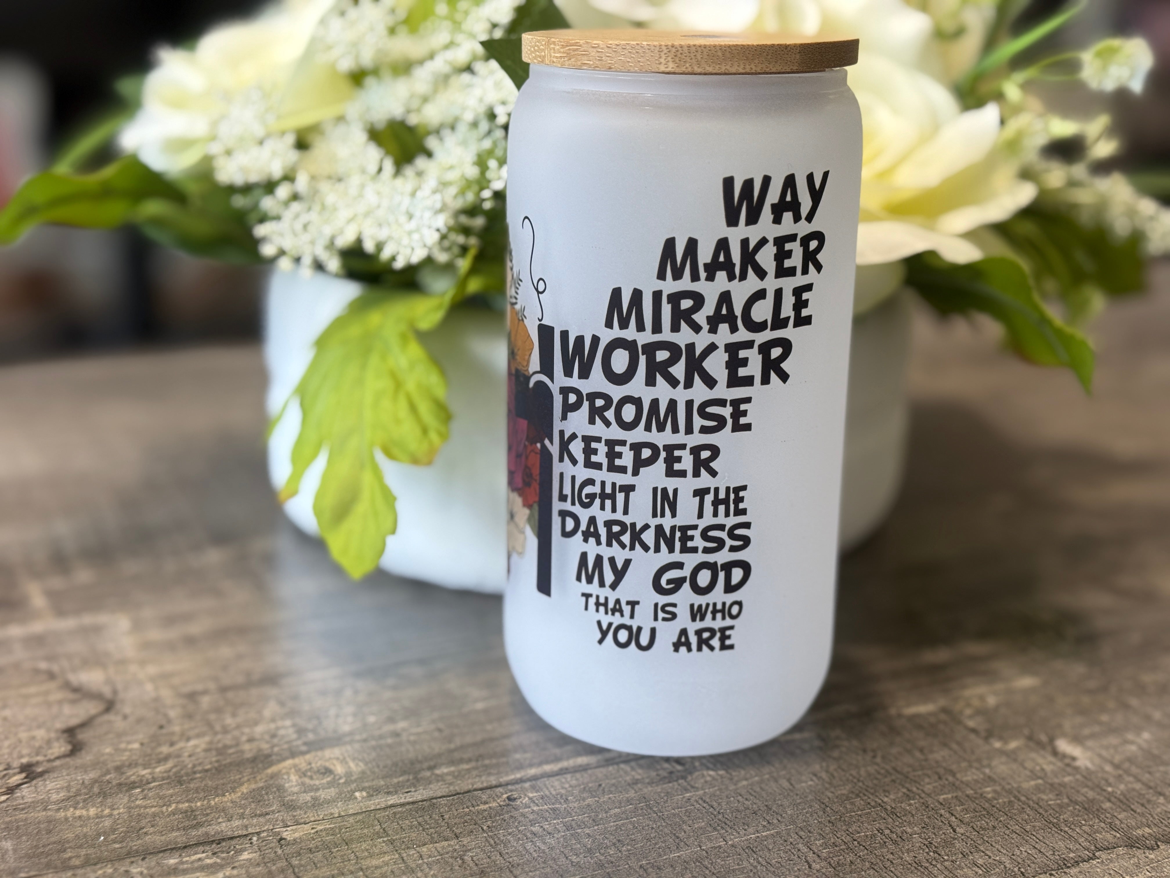 Waymaker | Faith | Glass Tumbler