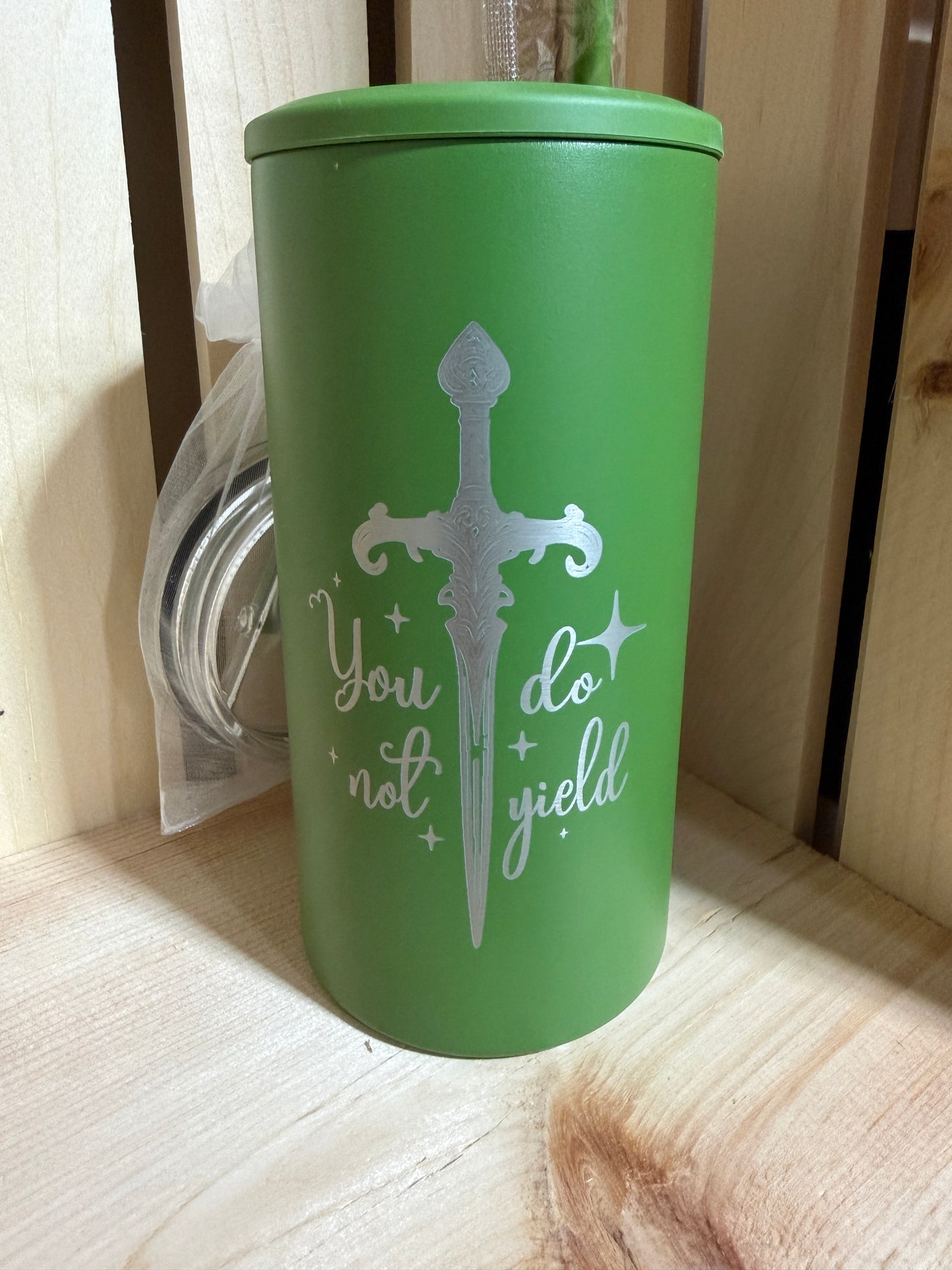Throne of Glass 4-in-1 Can Cooler | You Do Not Yield Tumbler | To Whatever End Cup | Booktok Fantasy Gift | Romantasy Reader Tumbler