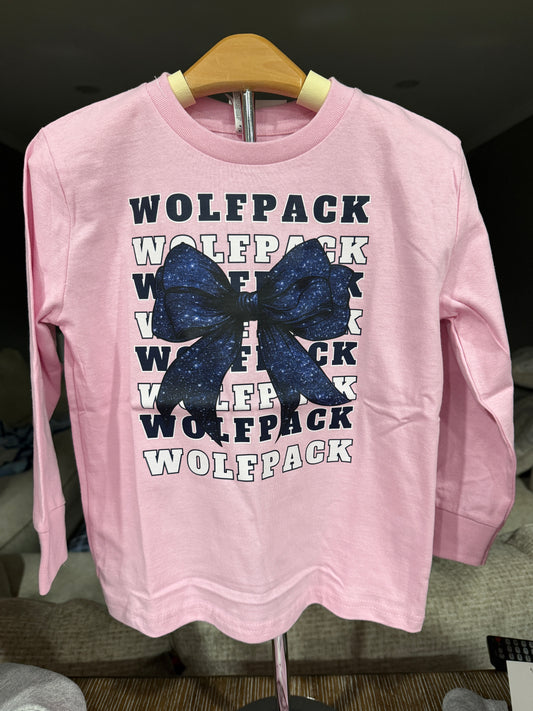 North Paulding Wolfpack Bow Long Sleeve Shirt