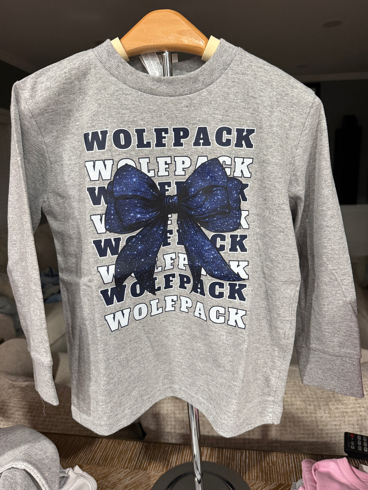 North Paulding Wolfpack Bow Long Sleeve Shirt