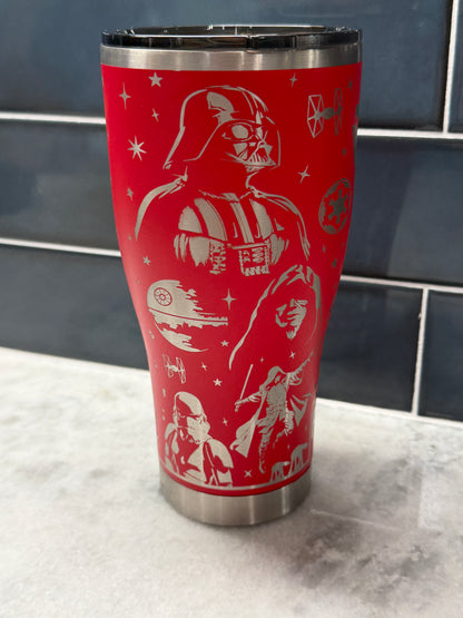 Star Wars 30oz Engraved Tumbler