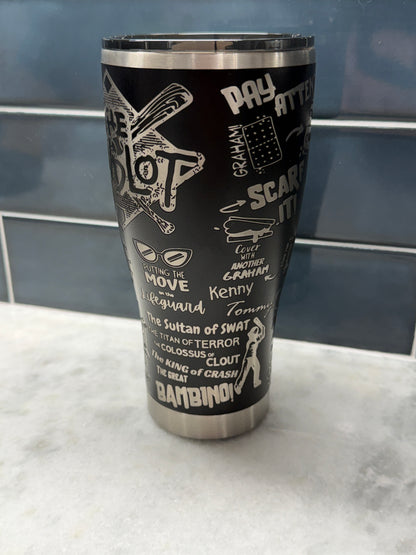The Sandlot 30oz Engraved Tumbler