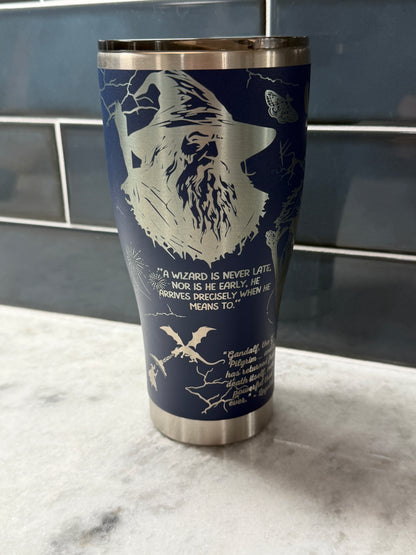 Gandolff LOTR 30oz Engraved Tumbler