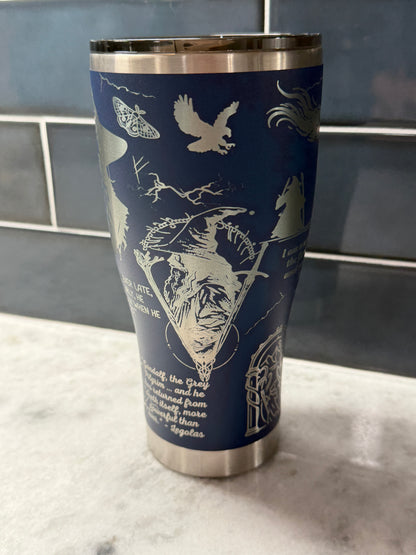 Gandolff LOTR 30oz Engraved Tumbler
