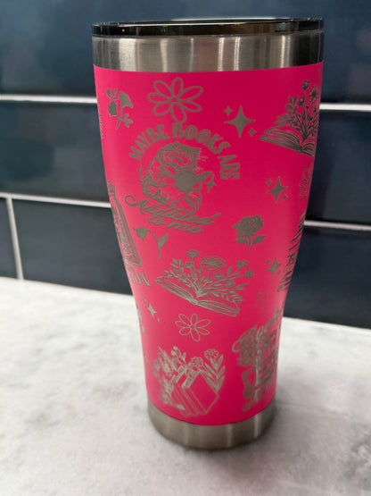 Bookish "One More Chapter" 30oz Engraved Tumbler
